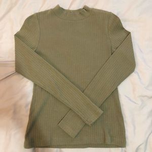 Uniqlo Ribbed Mock Neck
